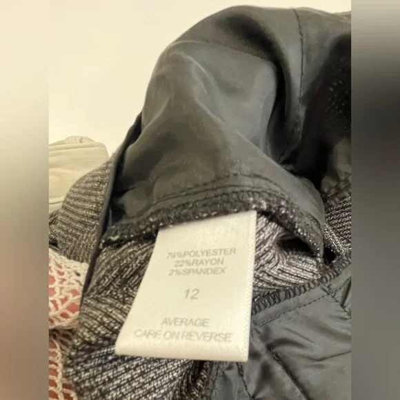 New York and Company Black and Gray Wide Leg Pants - Picture 12 of 15